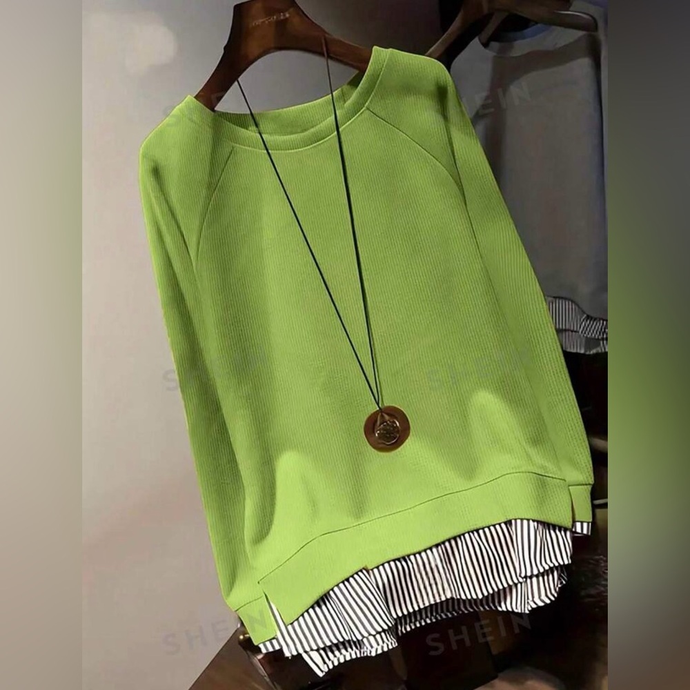 SHEIN layered sweatshirt